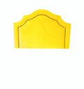 Ver imagem 1 de Cabeceira Cama Box Solteiro em Corino Amarelo com Tachas