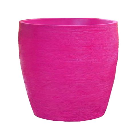 Vaso Planta 50x50 Oval Moderno Polietileno - ROSA 022