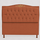 Ver imagem 2 de Cabeceira Cama Casal Greta 140cm Estofada Bouclê Design Clássico