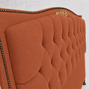 Ver imagem 3 de Cabeceira Cama Casal Greta 140cm Estofada Bouclê Design Clássico
