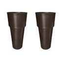 Ver imagem 1 de Kit 2 Vaso Plantar Lux 65x30 Decoração Hall Entrada Jardim Design Elegante