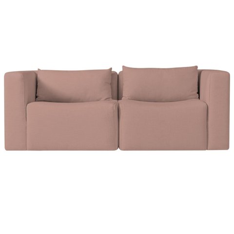 Sofá 2 Lugares Billy 150cm Orgânico Luxo Recepção Linho