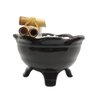 Fonte de Água Feng Shui Vaso da Fortuna Biqueira Preto - 4