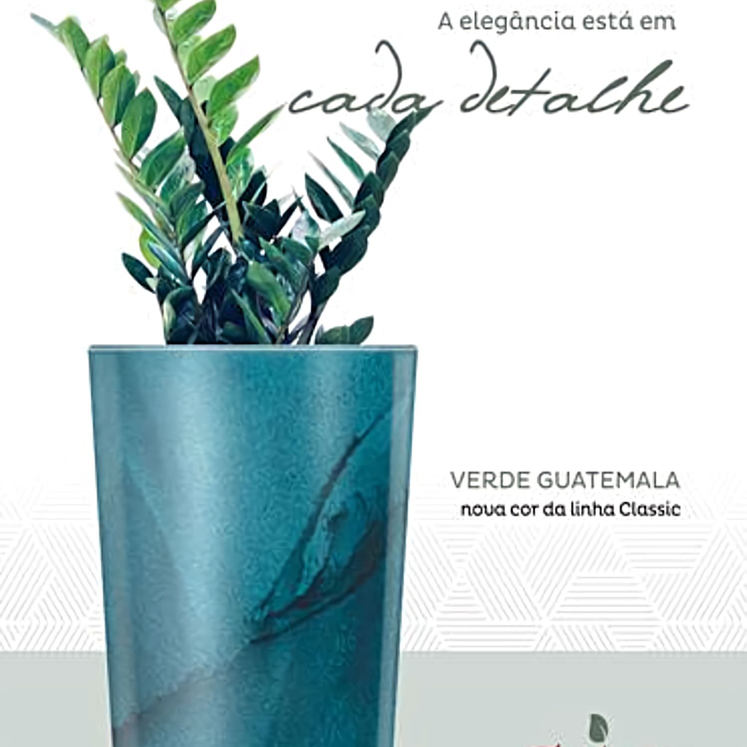 Vaso Plantas Polietileno Verde Guatemala Flores - 3
