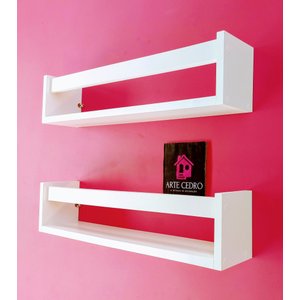 Prateleiras Infantis Para Livros Pelúcia brinquedos Nicho Para Quarto de Bebê Estante Livreiro Mdf B