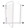 Grade Portão Proteção Pet Cachorro 79cm a 84cm Criança Cães:branco - 5