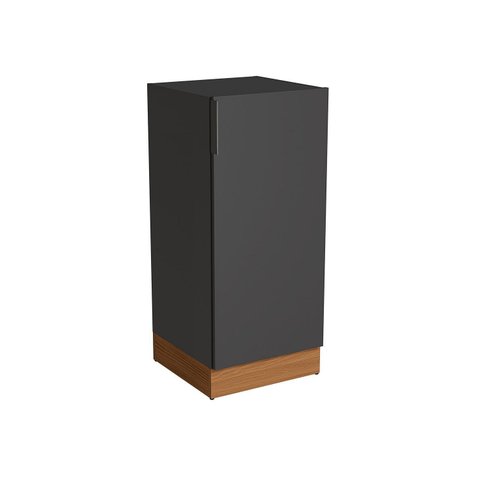 Balcão Modulado 1 Porta Kappesberg Flex Grafite e Canela