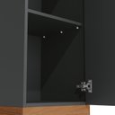 Ver imagem 6 de Balcão Modulado 1 Porta Kappesberg Flex Grafite e Canela