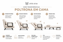 Ver mais imagens de Sofa Poltrona Cama Flexbed Dobravel White Arrow:Branco