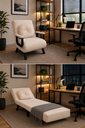Ver imagem 5 de Sofa Poltrona Cama Flexbed Dobravel White Arrow:Branco