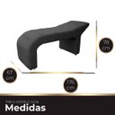 Ver imagem 5 de Maca Estofada Julia para Estetica Facial Sombrancelha  Suede Cinza Escuro