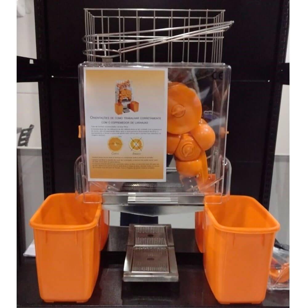 Espremedor de Laranja Extrator de Suco Industrial Onix Elétrico Aço Inox 220v Elo20 - 7