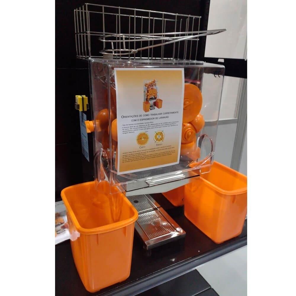 Espremedor de Laranja Extrator de Suco Industrial Onix Elétrico Aço Inox 220v Elo20 - 4