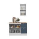 Ver imagem 4 de Composição Cozinha Modulada Olivia 2 Peças 3 Portas com Tampo Poliman Móveis