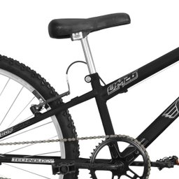 Bicicleta Aro 26 Ultra Bikes Rebaixada Sem Marcha Preta Fosca - 4