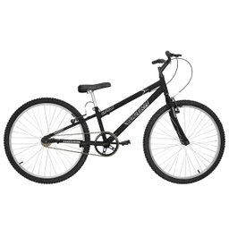 Bicicleta Aro 26 Ultra Bikes Rebaixada Sem Marcha Preta Fosca - 1