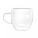 Ver imagem 5 de Conjunto 2 Xícaras de Café Parede Dupla de Vidro Borossilicato Modern 80ml Lyor 6,50x9 Cm