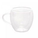 Ver imagem 3 de Conjunto 2 Xícaras de Café Parede Dupla de Vidro Borossilicato Modern 80ml Lyor 6,50x9 Cm