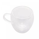 Ver imagem 4 de Conjunto 2 Xícaras de Café Parede Dupla de Vidro Borossilicato Modern 80ml Lyor 6,50x9 Cm