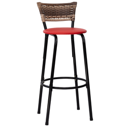 Banco para Bancada Banqueta Alta Cappuccino Balcão Cozinha Bistrô Área Gourmet Churrasqueira - 1