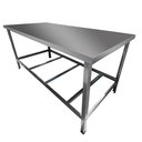 Ver imagem 2 de Kit Lanchonete Mesa de Manipulação 120x55cm + Fritadeira a Gás 1 Cuba + Chapa a Gás 60cm