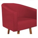 Ver imagem 5 de Poltrona Decorativa Sala de Estar Recepção Luiza Pés Palito Suede - Doce Sonho Móveis POLTRONAS POLT