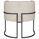 Ver mais imagens de Poltrona Decorativa Base de Ferro Suede Munique