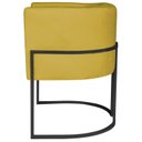 Ver imagem 7 de Poltrona Decorativa Base de Ferro Suede Munique