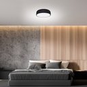 Ver imagem 2 de LUMINÁRIA PLAFON MOON PEQ 30CM 2 LAMP E27 PRETO  - 1106 PEQ PT