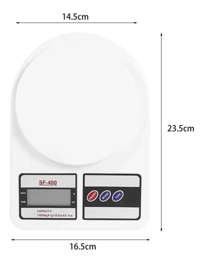 Balança Digital Cozinha Precisão Até 10kg Nutrição - 2