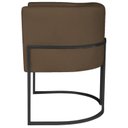 Ver imagem 7 de Poltrona Decorativa Base de Ferro Suede Munique