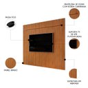 Ver imagem 3 de Painel Tv 75 Pol 275cm Suspenso Ripado Noah D04 Freijó - Mpozenato