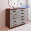 Ver imagem 5 de Cômoda 10 Gavetas com Chave e Tampo em MDF Ryad