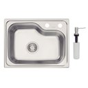 Ver imagem 1 de Cuba de Imbutir Morgana Compact Aço Inox 48 Fx com Dosador - Tramontina 93815/392