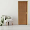 Ver imagem 5 de Kit Porta De Madeira 72 x 2.10 Friso Belissima 12 Bat. Misto 14cm Fech. Externa Lado Esquerdo - Hale