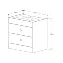 Ver imagem 7 de Penteadeira 3 Gavetas Compacta 100% Mdf com Espelho Banqueta:preto