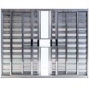 Ver imagem 2 de Janela Veneziana de Alumínio 6 Folhas 100 x 200cm Linha Modular com Grade Brilhante Esquadrias Berga