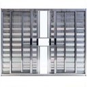 Ver imagem 2 de Janela Veneziana de Alumínio 6 Folhas 120 X 150cm Linha Modular com Grade