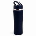 Ver imagem 1 de Garrafa Térmica Ms-924 700ml com Chaveiro:Azul Escuro