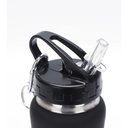 Ver imagem 2 de Garrafa Térmica Ms-924 700ml com Chaveiro:Azul Escuro