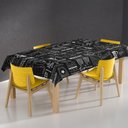 Ver imagem 5 de Toalha de Mesa Térmica Pvc Café Jantar Cozinha 1,40 X 2,20 Id Decor Café Expresso Preto