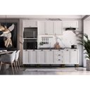 Ver imagem 6 de Armário Cozinha Americana Modulada Completa 260cm 5 Peças com Balcão Multimóveis CR20495 Branco