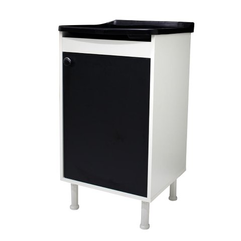 Balcão de Lavanderia com Tanque + Válvula + Sifão 100% Mdf