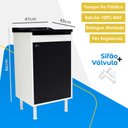 Ver imagem 2 de Balcão de Lavanderia com Tanque + Válvula + Sifão 100% Mdf