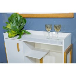 Aparador Café Jb 4084 1 Porta e 1 Prateleira 90x75x30 - 3