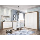 Ver imagem 3 de Cômoda de Bebê com 1 Porta e 4 Gavetas Bonny Branco Fosco Mezzo Reller