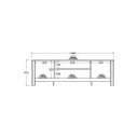 Ver imagem 2 de Rack para TV 50 Polegadas 2 Portas 150cm Ditália