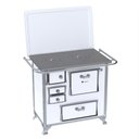 Ver imagem 1 de Fogao a Lenha Gii N 1 Gab Branco com Tampa Sd