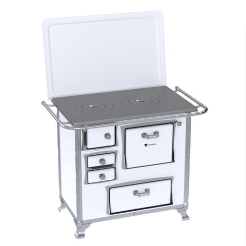 Fogao a Lenha Gii N 1 Gab Branco com Tampa Sd