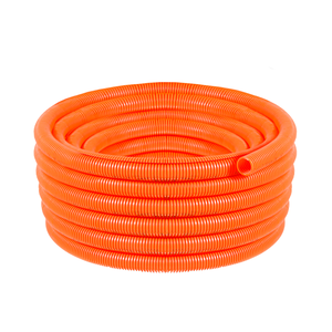 Eletrodutos Corrugado Durínflex Reforçado Pvc 25mm X 50 Metros Cor Laranja Durín